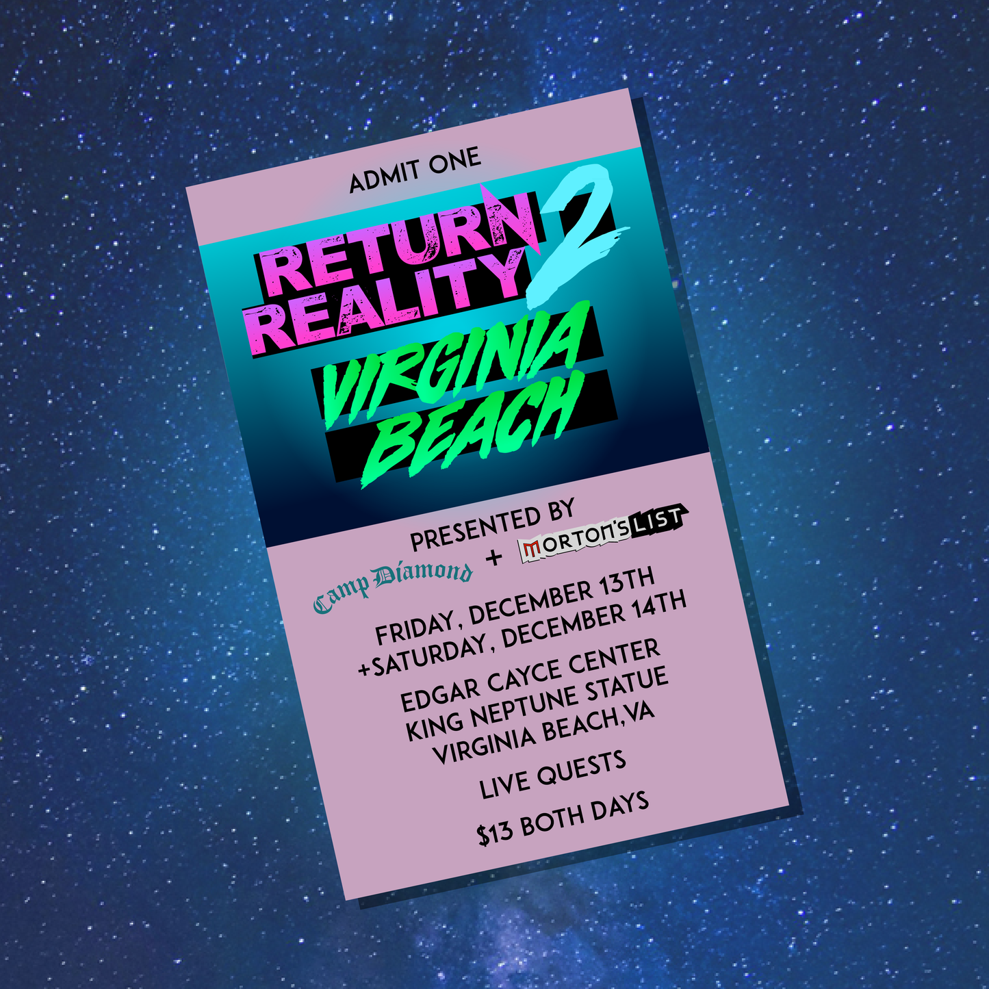 Return 2 Reality - Virginia Beach - Official Participant